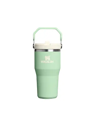 STANLEY | Isolierflasche - Thermosflasche Flip Straw 2.0 0.6l Cherry Blossom | hellgrün